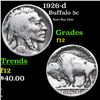 Image 1 : 1926-d Buffalo Nickel 5c Grades f, fine