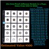 Image 1 : Huge Liifetime Collection - Too Many Coins To Auction Individually - This Lot is For One Page of 20 
