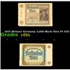 Image 1 : 1922 Weimar Germany 5,000 Mark Note P# 81D Grades vf+