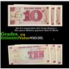 Image 1 : Set of 3 consecutive 1972 Great Britain 5 New pence Military payment Note P# M54A Grades CU