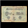 Image 2 : 1917 Imperial Germany 5 mark note P# 56B Grades f+