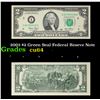 Image 1 : 2003 $2 Green Seal Federal Reseve Note Grades Choice CU