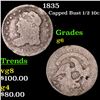 Image 1 : 1835 Capped Bust Half Dime 1/2 10c Grades g+