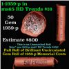 Image 1 : Shotgun Lincoln 1c roll, 1959-p 50 pcs Brandt Wrapper.