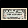 Image 2 : 1942 Philippines Under Japanese (JIM) Occupation 5 Centavo Note P# 103B Grades Select CU