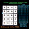 Image 1 : Huge Liifetime Collection - Too Many Coins To Auction Individually - This Lot is For One Page of 20 