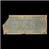 Image 3 : 1864 $10 Confederate Note, T68 Grades vf details