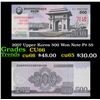 Image 1 : 2007 Upper Korea 500 Won Note P# 55 Grades Gem+ CU