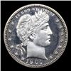 Image 2 : Proof ***Auction Highlight*** 1901 Barber Quarter 25c Graded pr67 cam BY SEGS (fc)