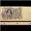 Image 2 : 1910 Imperial Russia 100 "Cathreine The Great" Ruble Note P# 13B Grades Select AU