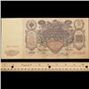 Image 3 : 1910 Imperial Russia 100 "Cathreine The Great" Ruble Note P# 13B Grades Select AU