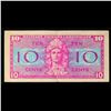 Image 2 : 1954 U.S. Military Payment Certificate MPC 10 Cent Note P# M30A Grades Select AU