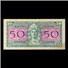 Image 2 : 1954 U.S. Military Payment Certificate MPC 50 Cent Note P# M32A Grades vf++