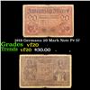 Image 1 : 1918 Germanu 20 Mark Note P# 57 Grades vf, very fine