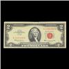 Image 2 : 1963 $2 Red seal United States Note Grades vf+