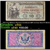 Image 1 : 1951 U.S. Military Payment Certificate MPC 10 Cent Note P# M23A Grades vf++
