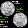 Image 1 : 1889-p Morgan Dollar $1 Grades Choice Unc