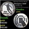 Image 1 : Proof 1981 Hungary 500 Forint KM# 624 Grades GEM Proof