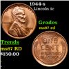 Image 1 : 1944-s Lincoln Cent 1c Grades GEM++ Unc RD