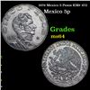 Image 1 : 1976 Mexico 5 Pesos KM# 472 Grades Choice Unc