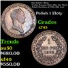 Image 1 : 1832 Polish 1 Zloty (Under Russian Rule After the Third Polish Partition of 1795) KM: 114.1 Grades x