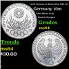 Image 1 : 1972F Germany 10 Marks Silver KM# 135 Grades Choice Unc