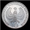 Image 3 : 1972F Germany 10 Marks Silver KM# 135 Grades Choice Unc