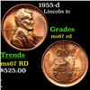 Image 1 : 1955-d Lincoln Cent 1c Grades GEM++ Unc RD