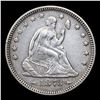 Image 2 : ***Auction Highlight*** 1873 Arrows Seated Liberty Quarter 25c Grades Choice AU/BU Slider BY SEGS (f