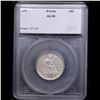 Image 4 : ***Auction Highlight*** 1873 Arrows Seated Liberty Quarter 25c Grades Choice AU/BU Slider BY SEGS (f