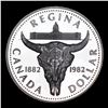 Image 3 : Proof 1982 Canada $1 Silver KM# 133 Grades GEM++ Proof Deep Cameo