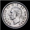 Image 2 : 1942 Great Britain 3 Pence KM: 848 Grades Select AU