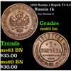 Image 1 : 1910 Russia 1 Kopek Y# 9.2 Grades Select Unc BN