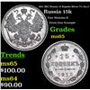 Image 1 : 1915 (BC) Russia 15 Kopeks Silver Y# 21a.3 Grades GEM Unc