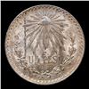 Image 2 : 1938 Mexico 1 Peso Silver KM# 455 Grades Select+ Unc