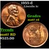 Image 1 : 1955-d Lincoln Cent 1c Grades GEM++ Unc RD
