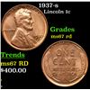 Image 1 : 1937-s Lincoln Cent 1c Grades GEM++ Unc RD