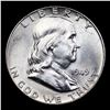 Image 2 : 1949-p Franklin Half Dollar 50c Grades Select Unc FBL