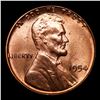Image 2 : 1954-p Lincoln Cent 1c Grades GEM+ Unc RD