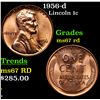 Image 1 : 1956-d Lincoln Cent 1c Grades GEM++ Unc RD