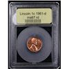 Image 4 : ***Auction Highlight*** 1961-d Lincoln Cent 1c Graded GEM++ Unc RD By USCG (fc)