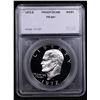 Image 2 : Proof 1972-s Silver Eisenhower Dollar $1 Graded pr69+ dcam By SEGS