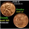 Image 1 : 1946-d Lincoln Cent 1c Grades GEM++ Unc RD