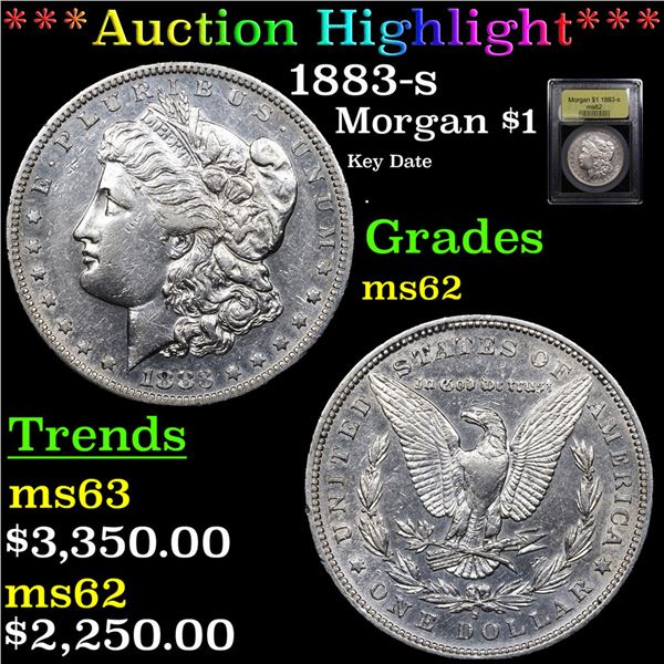 ***Auction Highlight*** 1883-s Morgan Dollar $1 Graded Select Unc BY USCG (fc)