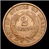 Image 3 : 1867 Two Cent Piece 2c Grades xf+