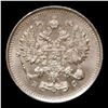 Image 3 : 1915 (BC) Russia 10 Kopeks Silver Y# 20a.3 Grades GEM Unc
