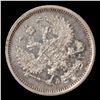 Image 3 : 1895 (SPB AG) Russia 10 Kopeks Silver Y# 20a.2, Tsar Nicholas II Grades GEM Unc PL
