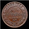 Image 2 : 1869 (EM) Russia 1 Kopek Y# 9.1 Grades Select Unc BN