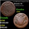 Image 1 : 1777 (EM) Russia 5 Kopeks C# 59.3 Grades vf++