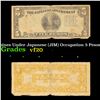 Image 1 : 1942 Philippines Under Japanese (JIM) Occupation 5 Pesos Note P# 107A Grades vf, very fine